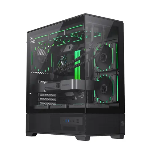 Gamemax carcasă Case EATX - Vista 2 AB - 3 x 120 mm Addressable RGB - 1