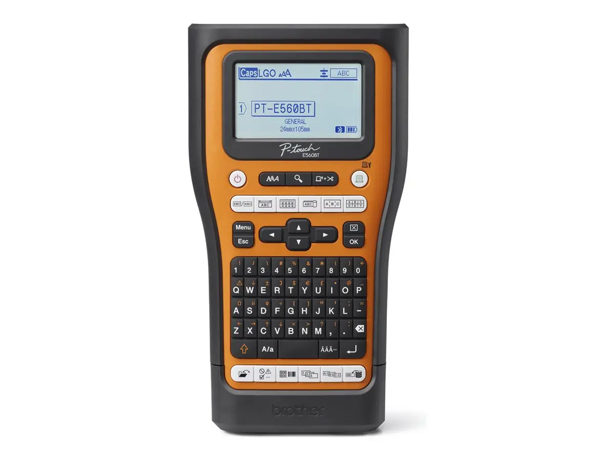 ПРОФЕСИОНАЛЕН ЕТИКЕТЕН ПРИНТЕР BROTHER - PT-E560BTSPQL1 (PTE560BTSPQL1) - комплект - PN PTE560BTSPQL1 (PT-E560BTSPQL1) - image 1