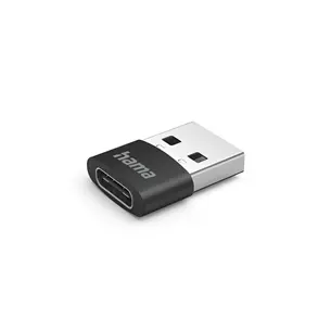 АДАПТЕР HAMA - USB-A към USB-C - Black - PN 00201532