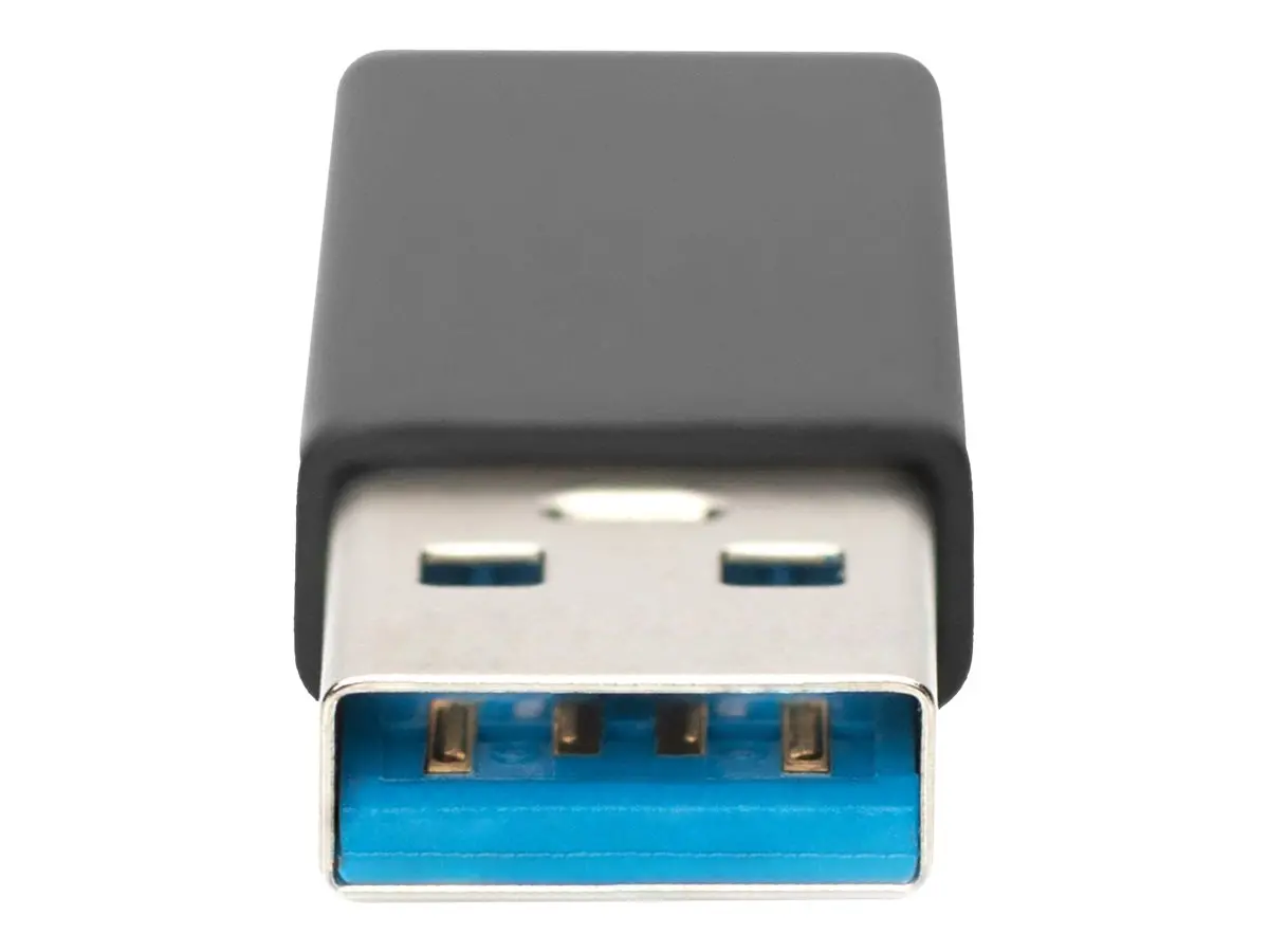 АДАПТЕР DIGITUS - USB-A към USB-C - Black - PN AK-300524-000-S - image 3