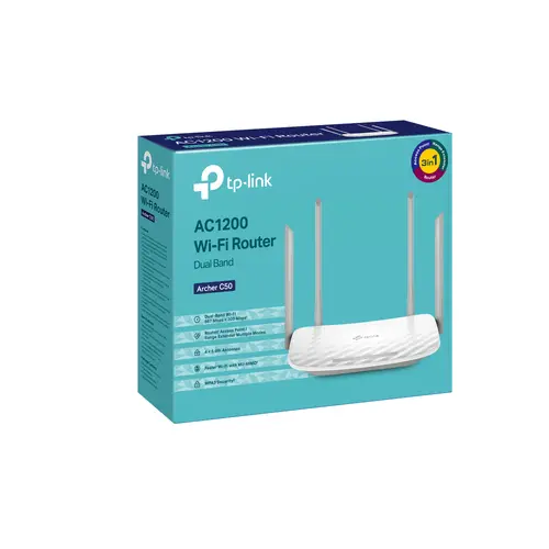 ROUTER TP-LINK ARCHER C50 - Alb - PN ARCHER C50 - 5