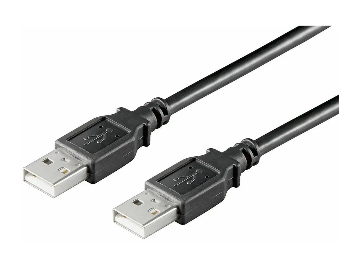 CABLU MICROCONNECT USB 2.0 - USB-A la USB-A - 0,1 m - Negru - PN USBAA01B