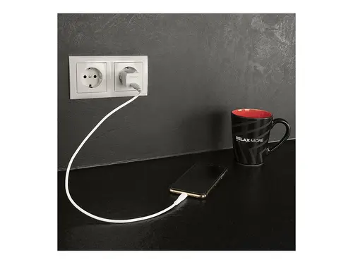 ADAPTOR DE ALIMENTARE LINDY - USB-C - 20W - Power Delivery 3.0 - 100-240VAC - 50/60Hz - 0.6A - Alb - PN 73410 - 3