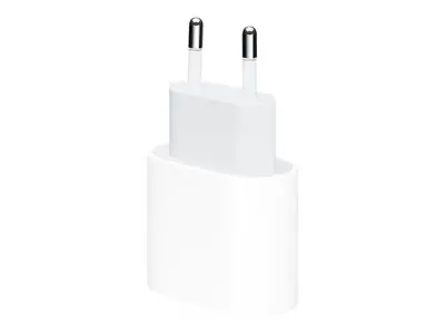 ЗАХРАНВАЩ АДАПТЕР APPLE - USB-C - 20W - White - PN MHJE3ZM/A - image 1