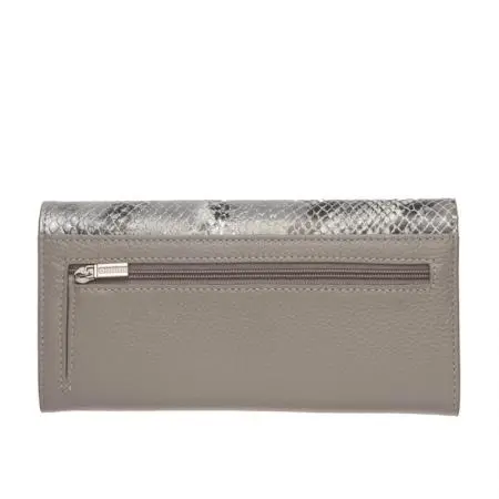 Дамско портмоне цвят Сив питон - ROSSI - image 3