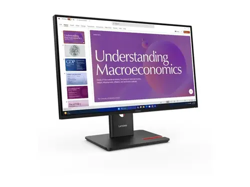 LENOVO ThinkVision T24D-40 23.8inch 1920x1080 IPS 120Hz USB-C docking 96W Daisy Chain Speakers 2x2W Epeat Gold TCO10 - image 1
