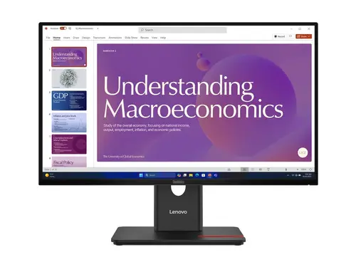 LENOVO ThinkVision T24D-40 23.8inch 1920x1080 IPS 120Hz USB-C docking 96W Daisy Chain Speakers 2x2W Epeat Gold TCO10 - image 3