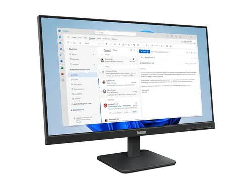 Монитор, Lenovo ThinkVision S24-4e 23.8" IPS WLED, 1920x1080, 16:9, 4ms, 100Hz, 250 cd/m2, 1300:1, HDMI, VGA, Tilt - image 7