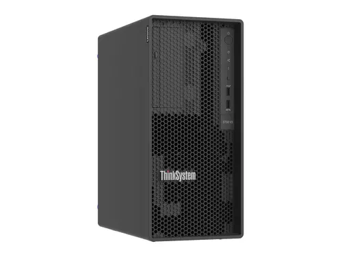 Сървър, Lenovo ThinkSystem ST50 V3, Intel Xeon 6315P (2.80 GHz, 4-core, 12 MB Cache, 55W), 1x16GB 1Rx8, 2x480GB SSD, SW RAID, 1x500W, XCC2 Standard - image 1