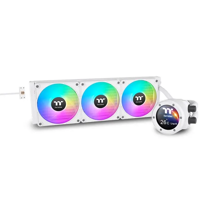 Охлаждаща система, Thermaltake TH360 V2 Ultra EX ARGB Sync CPU Liquid Cooler Snow Edition + Thermaltake Ceres 350 White