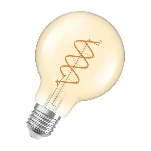 LED ЛАМПА VINTAGE 1906 CLA60 G80 GOLD 60 DIM 8W/922 E27 LEDVANCE - image 1