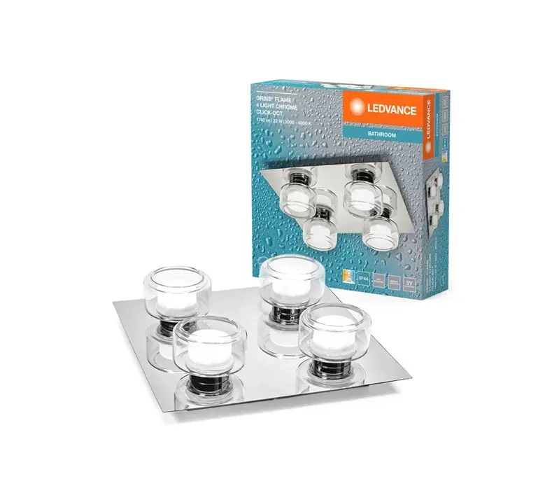 LED ЛАМПА ORBIS FLAME 4X5.5W CLICKCCT IP44 CH LEDVANCE - image 1