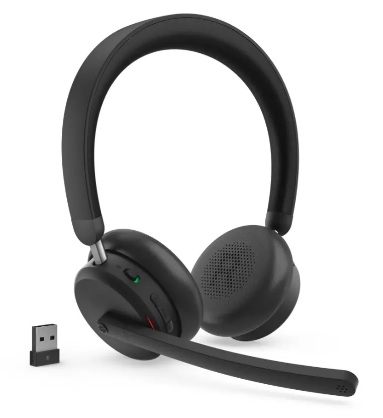 Слушалки, Lenovo Dual-Mode Wireless ANC Headset 6550 (USB-A, Teams) - image 7