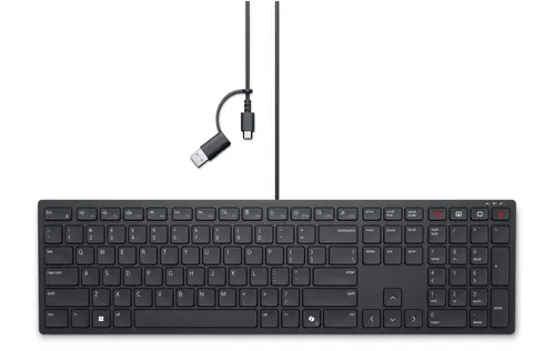Клавиатура, Dell Pro Wired Collaboration Keyboard - KB525C - US International (QWERTY)
