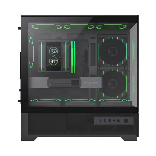 Gamemax кутия Case EATX - Vista 2 MB - 3 x 120 mm Addressable RGB - image 2