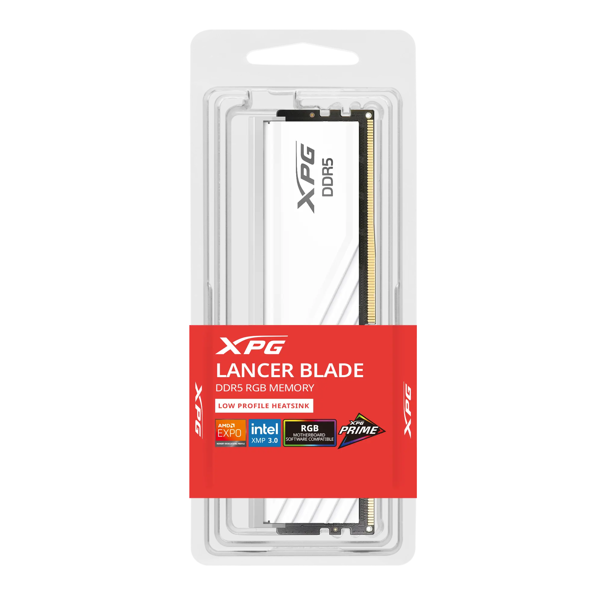 Памет, ADATA 16G DDR5 6000 XPG BLADE RGB WH - image 2