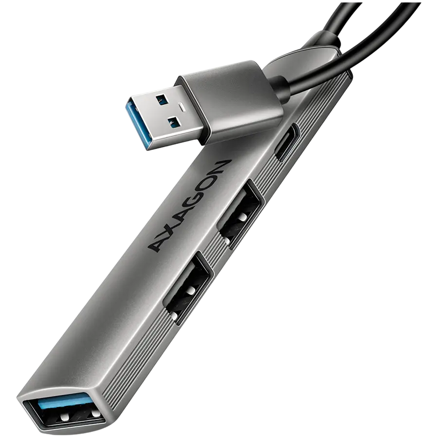 HUE-STA ALU STRIP USB-A hub 4 θυρών