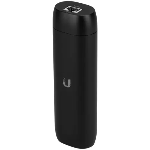 Ubiquiti UniFi Protect ViewPort allows you to view your UniFi Protect camera feeds on an HDMI display. It uses Power over Ethernet and connects to the local network hosting your cameras and connects via HDMI to a display