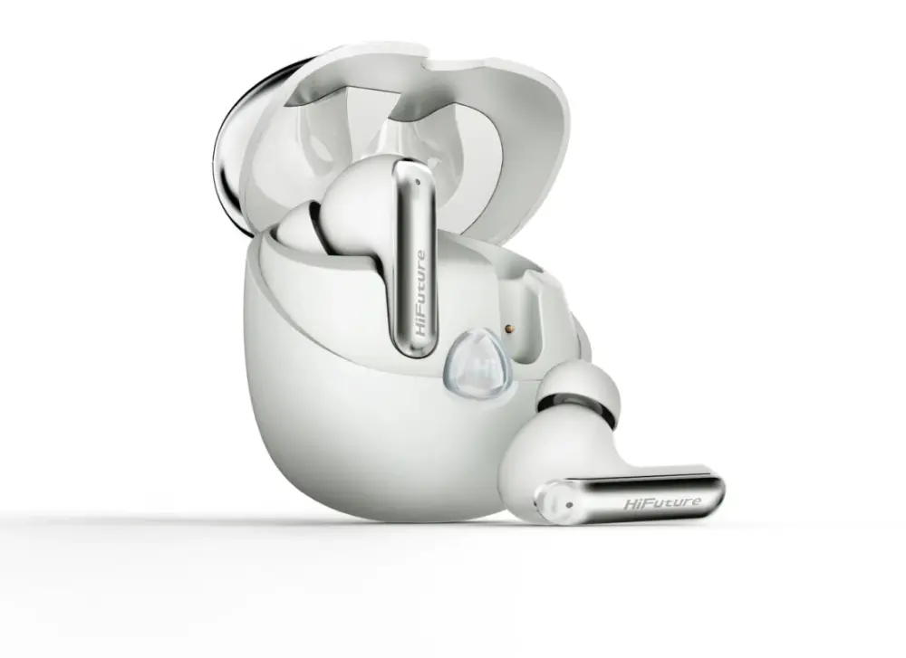 Слушалки, HiFuture SonicAir White, 4MICS ENC, 35 Hours Playtime, Wireless 5.3, 10MM Driver, Soft Bass, Comfort Fit - image 1
