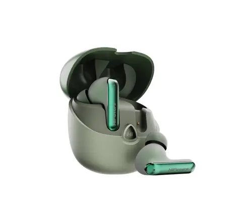 Слушалки, HiFuture SonicAir Green, 4MICS ENC, 35 Hours Playtime,  Wireless 5.3, 10MM Driver, Soft Bass, Comfort Fit