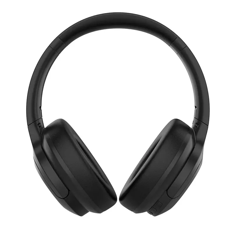 Слушалки, HiFuture FutureTour Black, Active Noise Canceling, 25-Hour Playtime, Memory Protein Foam Cover, Crystal-Clear Call, Wireless 5.2, AUX Cable