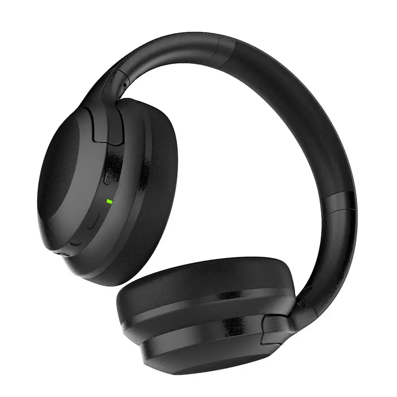 Слушалки, HiFuture FutureTour Black, Active Noise Canceling, 25-Hour Playtime, Memory Protein Foam Cover, Crystal-Clear Call, Wireless 5.2, AUX Cable - image 3