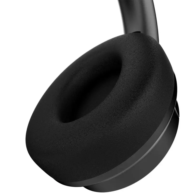 Слушалки, HiFuture FutureTour Black, Active Noise Canceling, 25-Hour Playtime, Memory Protein Foam Cover, Crystal-Clear Call, Wireless 5.2, AUX Cable - image 5