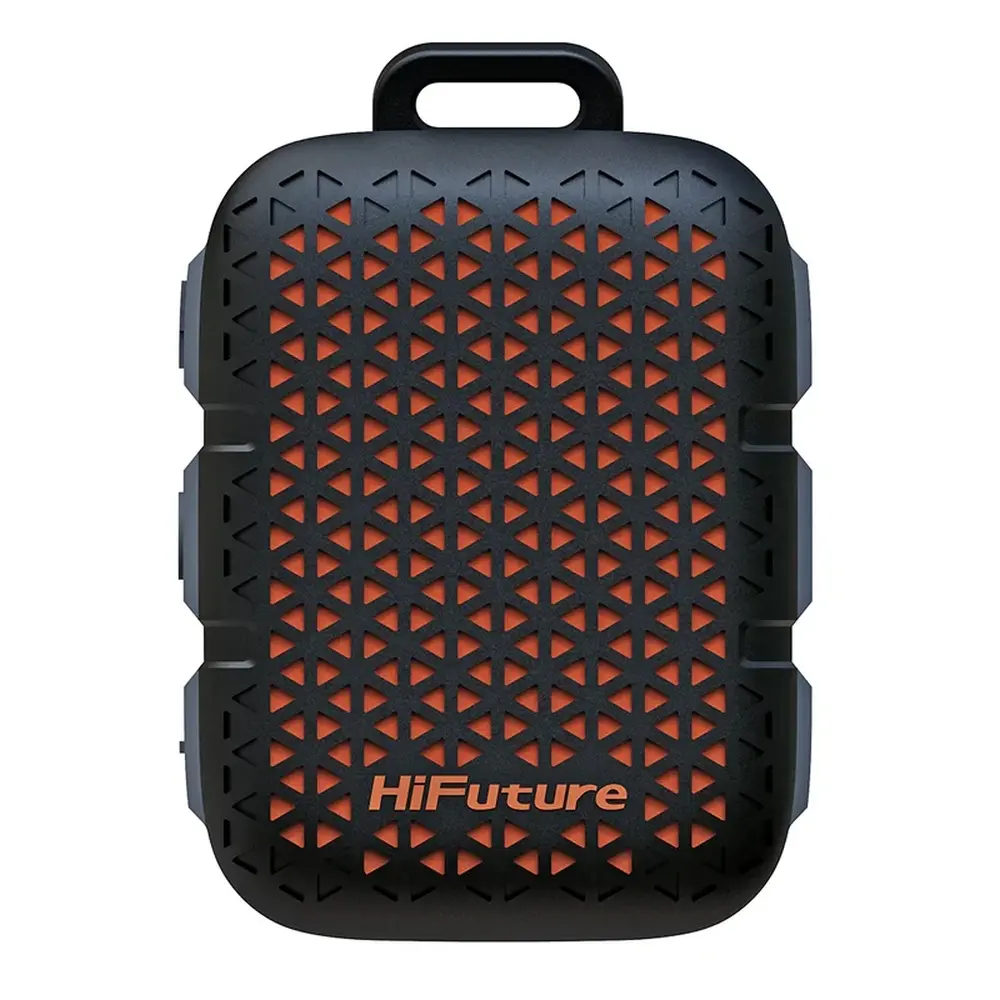 Boxe, HiFuture Pocket S Negru, Bluetooth 5.4, Rezistent la apă IPX7, Putere de ieșire 5W, Pair to Play (mod TWS), Autonomie de până la 8 ore, Suport