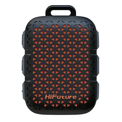 Ηχεία, HiFuture Pocket S Μαύρο, Bluetooth 5.4, Αδιάβροχο IPX7, Ισχύς εξόδου 5W, Pair to Play (λειτουργία TWS), Αυτονομία έως 8 ώρες, Υποστήριξη κλιπ - 1