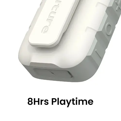 Boxe, HiFuture Pocket S Bej, Bluetooth 5.4, Rezistent la apă IPX7, Putere de ieșire 5W, Pair to Play (mod TWS), Autonomie de până la 8 ore, Suport - 2
