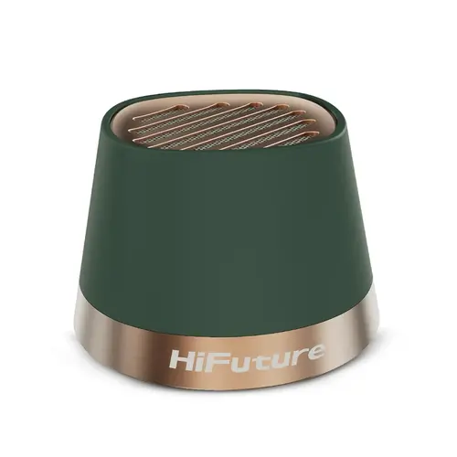 Boxe, HiFuture Mega S Verde, Bluetooth 5.4, MagSafe, Putere de ieșire 5W, MIC încorporat cu suport Handsfree, Pair to Play (mod TWS), Autonomie - 1