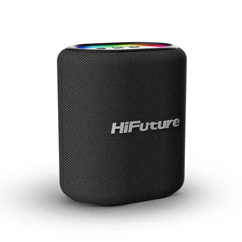 Boxe, HiFuture Vocalist100 Argintiu, Putere de ieșire 20W, Karaoke activat, Două microfoane wireless, Baterie 4000mAh (Suport Power Bank), Iluminare - 1