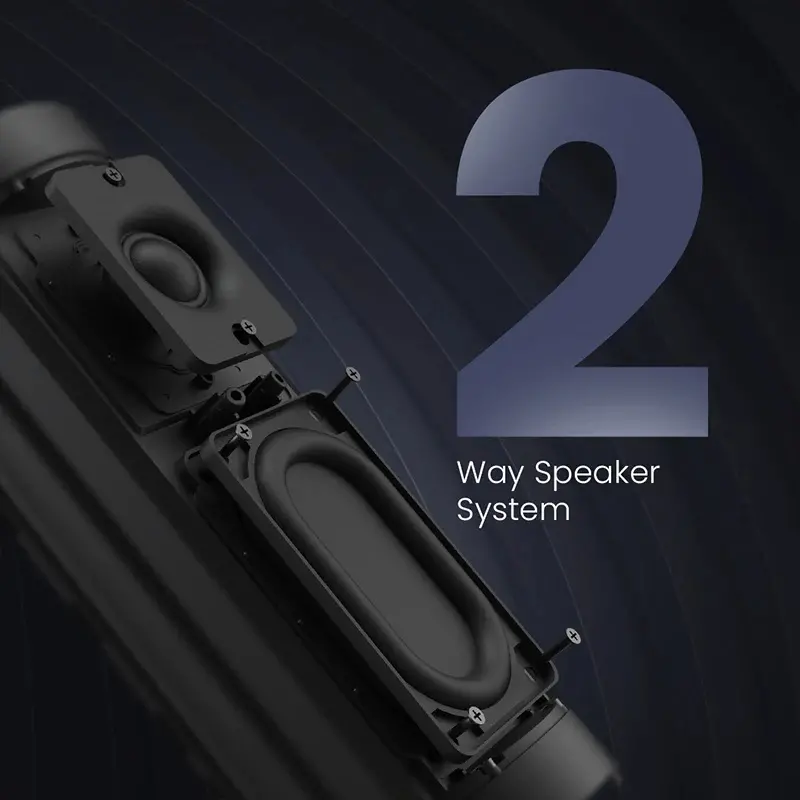 Тонколони, HiFuture Ripple Black, 2-Way Speaker System, 20W*1+10W*1, IPX7 Waterproof, Up to 12 Hours Playtime, Bluetooth 5.3, Pair to Play (TWS Mode) - image 7