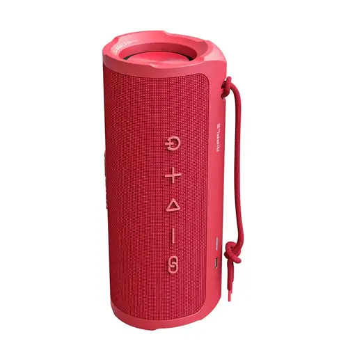 Boxe, HiFuture Ripple Roșu, sistem de boxe cu 2 căi, 20W*1+10W*1, rezistent la apă IPX7, până la 12 ore de redare, Bluetooth 5.3, asociere pentru - 3