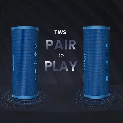 Тонколони, HiFuture Ripple Blue, 2-Way Speaker System, 20W*1+10W*1, IPX7 Waterproof, Up to 12 Hours Playtime, Bluetooth 5.3, Pair to Play (TWS Mode) - image 7