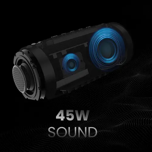 Тонколони, HiFuture Gravity Black, 2-Way Speaker System, 30W*1+15W*1, IPX7 Waterproof, Up to 10 Hours Playtime, Bluetooth 5.3, Pair to Play (TWS Mode) - image 1