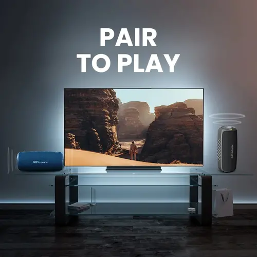 Тонколони, HiFuture Gravity Black, 2-Way Speaker System, 30W*1+15W*1, IPX7 Waterproof, Up to 10 Hours Playtime, Bluetooth 5.3, Pair to Play (TWS Mode) - image 2
