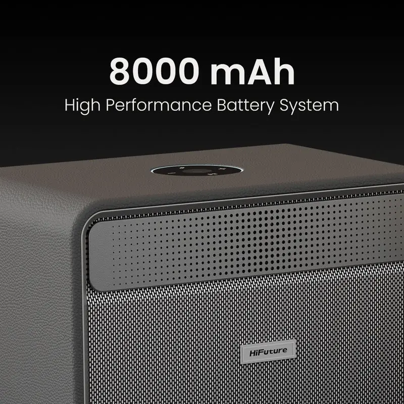 Тонколони, HiFuture Passion X Black, 100W Output (Max.Power), Built-in Powerful DSP with DynaBoost Technology, Crafted Wood Cabin, Wireless 5.4, Two-Way Full Range Speaker System, Built-in 8000mAh High-Performance Battery System, Pair to Stereo Sound System(TWS Mod - image 1