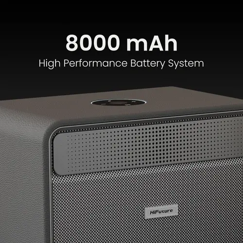 Тонколони, HiFuture Passion X Black, 100W Output (Max.Power), Built-in Powerful DSP with DynaBoost Technology, Crafted Wood Cabin, Wireless 5.4, Two-Way Full Range Speaker System, Built-in 8000mAh High-Performance Battery System, Pair to Stereo Sound System(TWS Mod - image 1