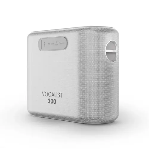 Тонколони, HiFuture Vocalist300 Silver, 150W Output, Karaoke Enable, Two Wireless Microphone, 18000mAh Battery (Support Power Bank), RGB Lighting, Pair to Play (TWS Mode), Bluetooth 5.3 - 1