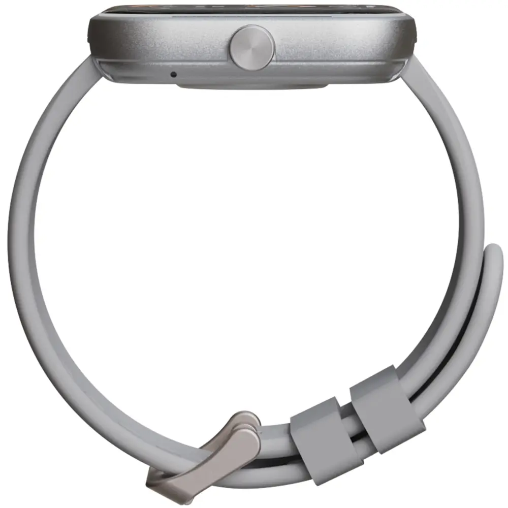 Часовник, HiFuture Lume Silver Grey, 1.85 " IPS, Powered by Dual Core, Aerospace-Grade Ultra Light Aluminum Frame, Bluetooth Call, 3D User Interface, 1ATM Waterproof, 24/7 True Heart Rate & Blood Oxygen Sensor, 100+ Sports Mode, Up to 7 days daily use - image 3
