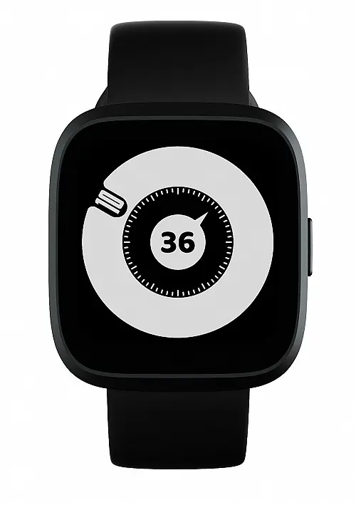 Часовник, HiFuture Edge Black, 1.72" HD Display, Powered by Dual Core, Aerospace-Grade Ultra Light Aluminum Frame, Bluetooth Call, 3D User Interface, 1ATM Waterproof, 24/7 True Heart Rate & Blood Oxygen Sensor, 100+ Sports Mode, Up to 7 days daily use