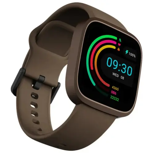 Часовник, HiFuture Edge Brown, 1.72" HD Display, Powered by Dual Core, Aerospace-Grade Ultra Light Aluminum Frame, Bluetooth Call, 3D User Interface, 1ATM Waterproof, 24/7 True Heart Rate & Blood Oxygen Sensor, 100+ Sports Mode, Up to 7 days daily use