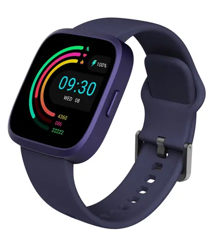 Часовник, HiFuture Edge Purple, 1.72" HD Display, Powered by Dual Core, Aerospace-Grade Ultra Light Aluminum Frame, Bluetooth Call, 3D User Interface, 1ATM Waterproof, 24/7 True Heart Rate & Blood Oxygen Sensor, 100+ Sports Mode, Up to 7 days daily use - image 1