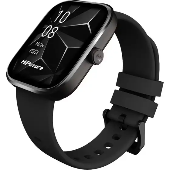 Часовник, HiFuture Lume Pro Black Coffee, 1.85 " AMOLED, Always on Display, Powered by Dual Core, Aerospace-Grade Ultra Light Aluminum Frame, Bluetooth Call, 3D User Interface, 1ATM Waterproof, 24/7 True Heart Rate & Blood Oxygen Sensor, 100+ Sports Mode, Up to 7d - image 1