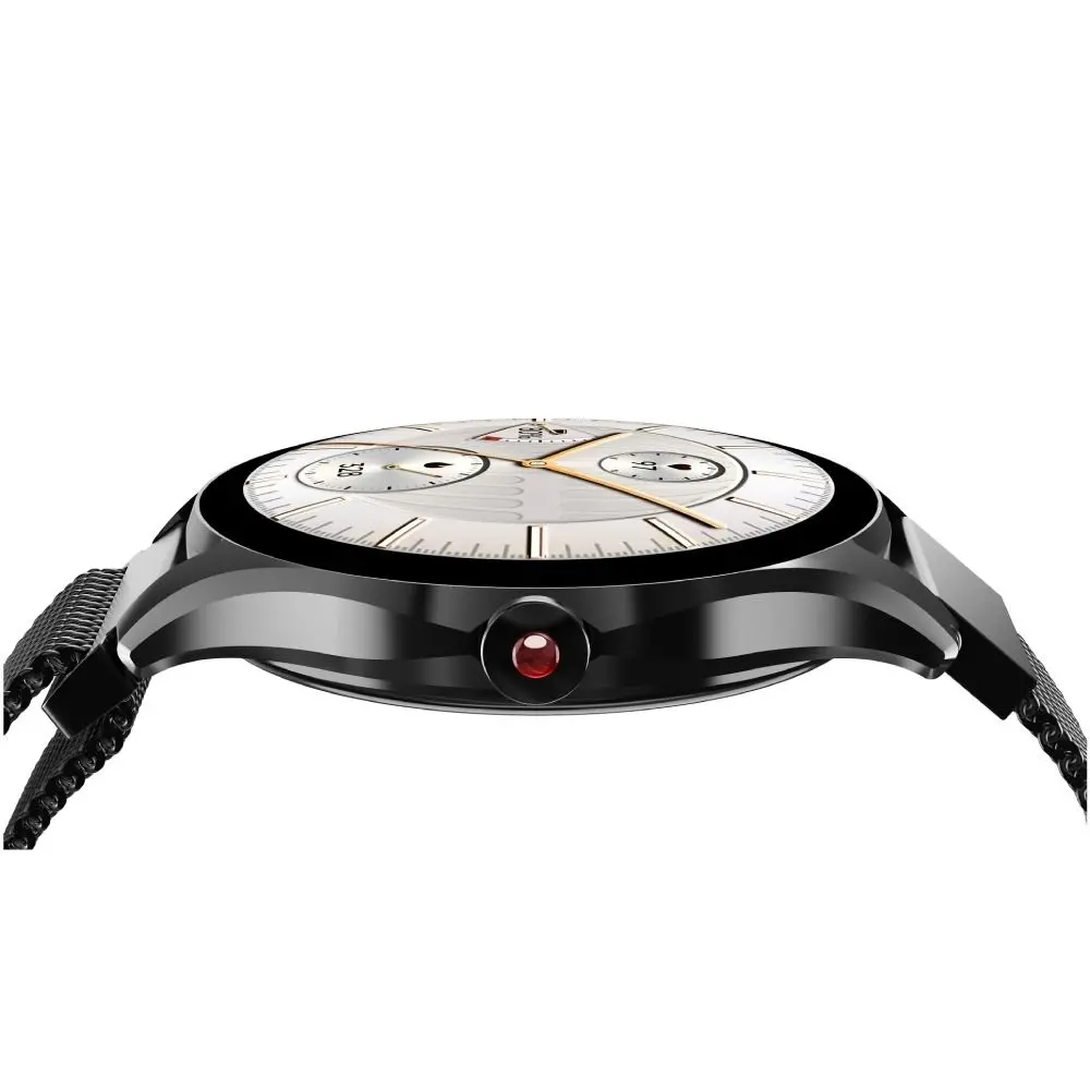 Часовник, HiFuture Aura2 Black, 1.32" AMOLED, Powered by Dual Core, Metallic Frame, Bluetooth Call, 3D User Interface, 1ATM Waterproof, 24/7 True Heart Rate & Blood Oxygen Sensor, 100+ Sports Mode, Up to 7 days daily use, Extra Silicone Strap inbox - image 2