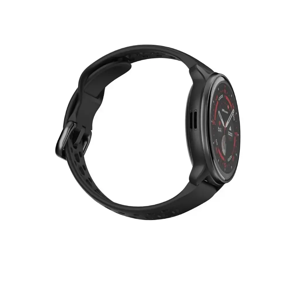 Часовник, HiFuture Vela Black, 1.43" AMOLED , GPS +Compass + Altimeter, 466*466, Support Local Music(100M Space), Support AI Coach for Training, Powered by Dual Core, Bluetooth Call, 5ATM Waterproof,  24/7 True Heart Rate & Blood, Oxygen Sensor, Up to 10days daily - image 2
