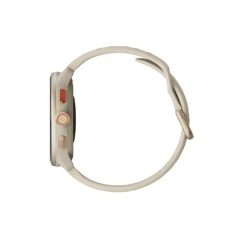 Часовник, HiFuture Vela Latte, 1.43" AMOLED, GPS +Compass + Altimeter, 466*466, Support Local Music(100M Space), Support AI Coach for Training, Powered by Dual Core, Bluetooth Call, 5ATM Waterproof,  24/7 True Heart Rate & Blood, Oxygen Sensor, Up to 10 days daily - image 1