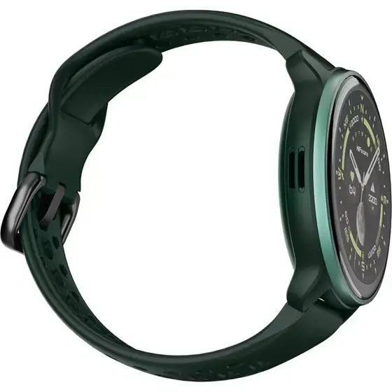 Часовник, HiFuture Vela Dark Green, 1.43" AMOLED, GPS +Compass + Altimeter, 466*466, Support Local Music(100M Space), Support AI Coach for Training, Powered by Dual Core, Bluetooth Call, 5ATM Waterproof, 24/7 True Heart Rate & Blood, Oxygen Sensor, Up to 10 days - image 1