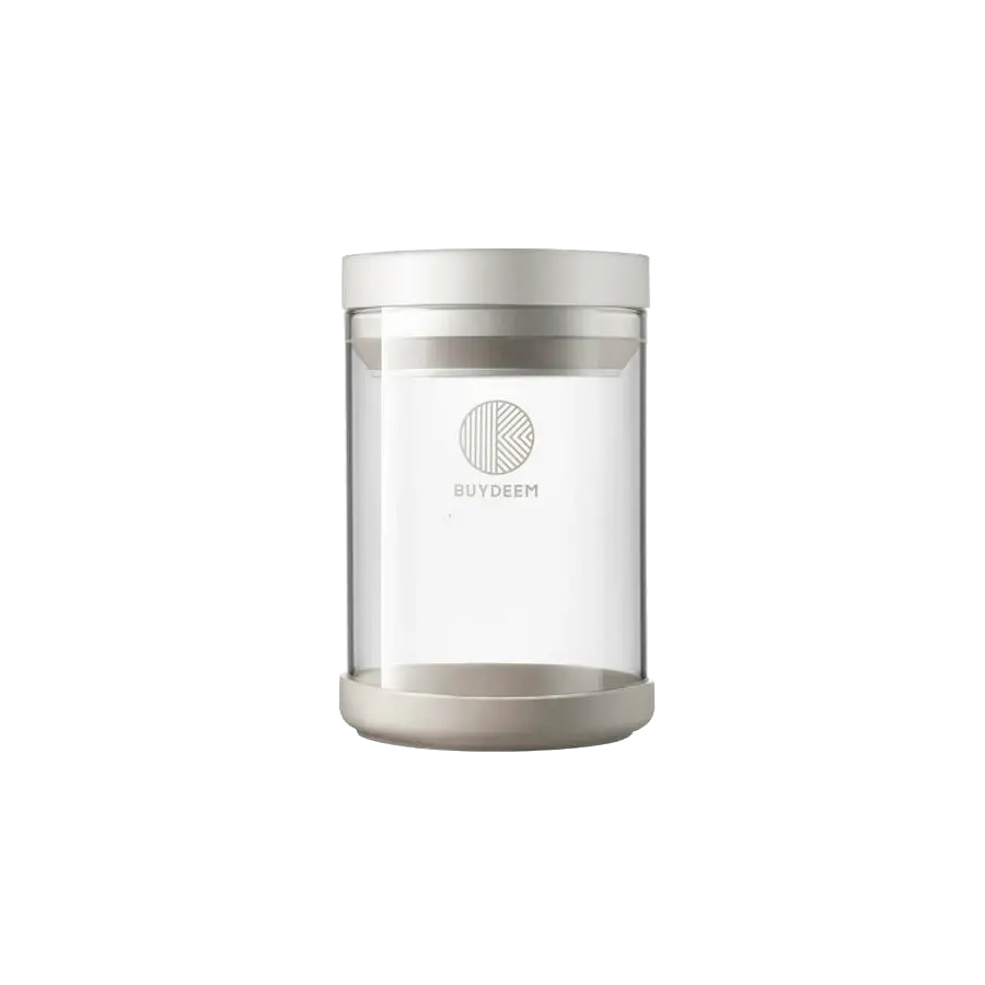 BUYDEEM Γυάλινο δοχείο αποθήκευσης 600ml, μοντέλο CS1004